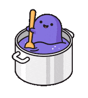 Pot Stirring Sticker by Bad Oven