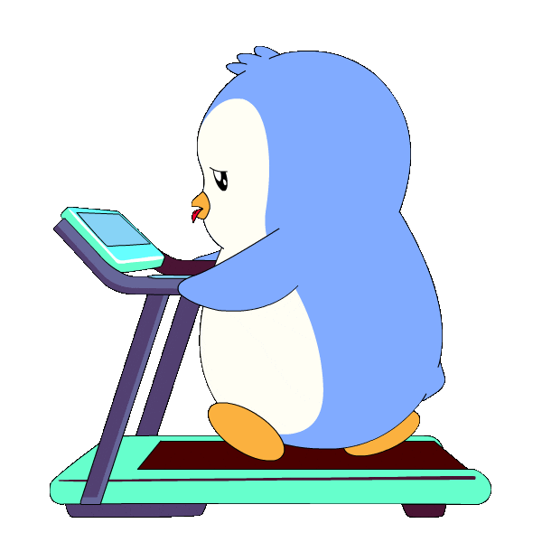 You Can Do It Sticker by Pudgy Penguins