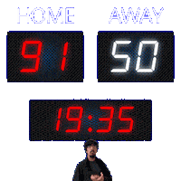 50 Away Sticker