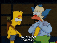 Season 4 Crying GIF by The Simpsons