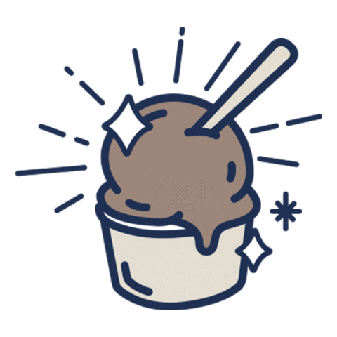 ampersandicecream giphyupload ice cream california fresno Sticker