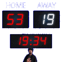 19 Away Sticker