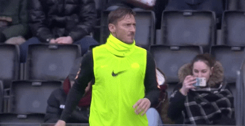 stretching francesco totti GIF by AS Roma