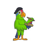 Parrot Rec Sticker by Santa Ana Parks