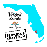 Cape Coral Florida Sticker by Wicked Dolphin