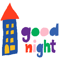 Good Night Sleeping Sticker