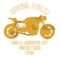 austin texas Sticker by Revival Cycles