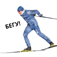 Skiing Sticker by Legkov