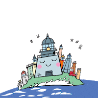 Lighthouse Sakhalin Sticker