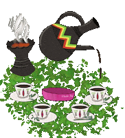 bole_lig coffee but first coffee ethiopian habesha Sticker