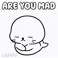 Mad Cry GIF by Sappy Seals
