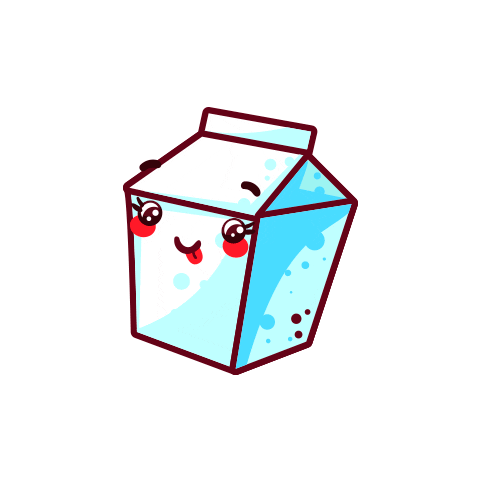 Gif Artist Milk Sticker
