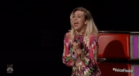 Miley Cyrus Nbc GIF by The Voice