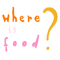 Hungry Food Sticker