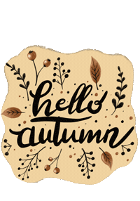 musyambaa hello autumn hello autumn musyautumn Sticker