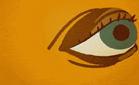 animation checking left and right GIF by Alice Suret-Canale
