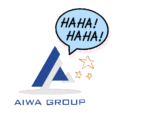 Aiwa Laugh Sticker by Aiwa Group