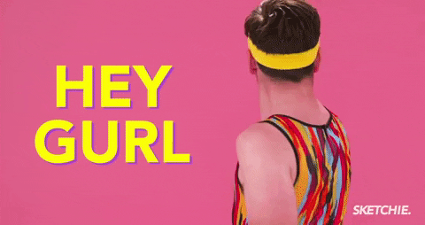 Hey Girl Hello GIF by Sketchie.