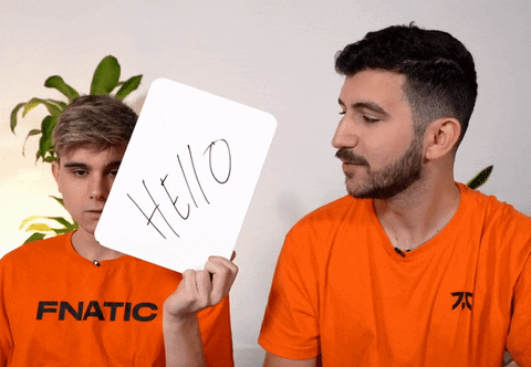Sport Hello GIF by Fnatic