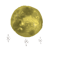 Full Moon Halloween Sticker by Erika Kuntar