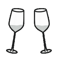 Cheers Wine Sticker by Lobenbergs