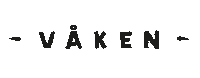 Vaken Sticker by OMBU