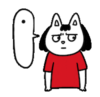 Cat What Sticker