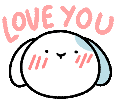 I Love You Reaction Sticker by Ai and Aiko