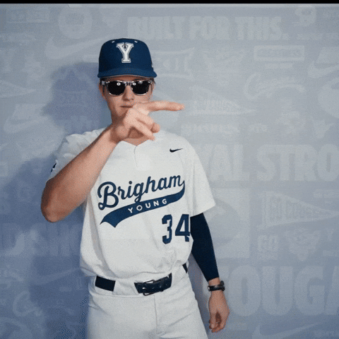 Brigham Young Byu Baseball GIF by BYU Cougars