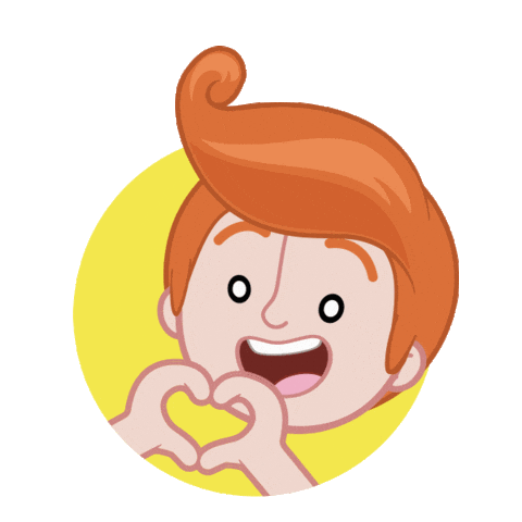 Heart Love Sticker by Mundo Bita