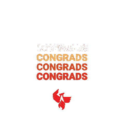 Class Of Congratulations Sticker by University of Phoenix