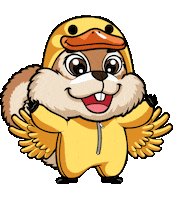 Duck Smile Sticker by Nutchies Indonesia