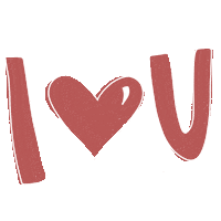 I Love You Heart Sticker
