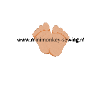 Minimonkey Sticker by Laura