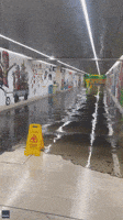 Storm Causes Extreme Flooding in Milan Metro Station