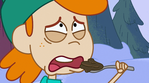 Disgusted Pudding GIF by The Unstoppable Yellow Yeti