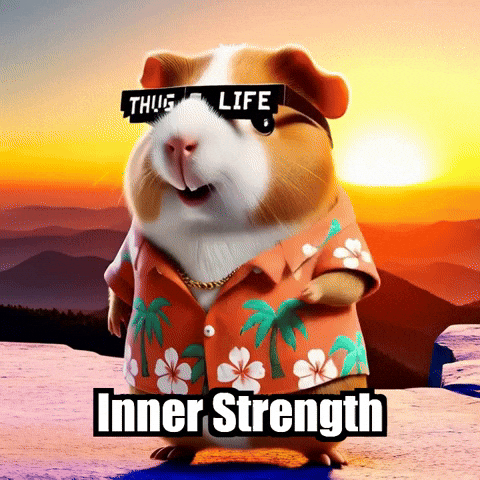 Power Strength GIF by Guinea Gambino