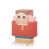 Happy Pixel Sticker by haenhaeno0o