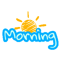 Day Morning Sticker