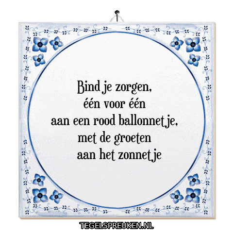 Hoop Nl Sticker by Tegelspreuken.nl