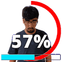 57 Percent Sticker