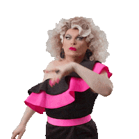 Kleinkunstprinzessin rainbow gay lgbt drag Sticker