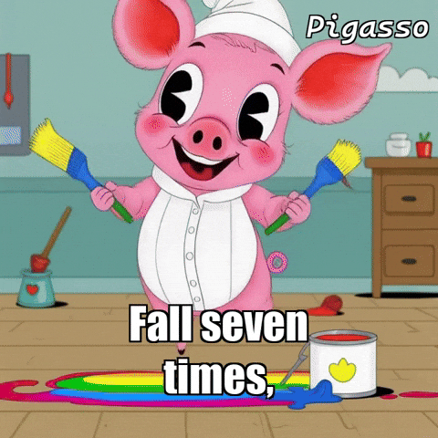 Rainbow Joy GIF by The Pigasso