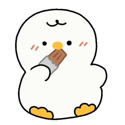Chocolate Duck Sticker
