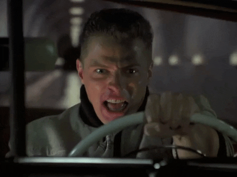 Driving Biff Tannen GIF by Back to the Future Trilogy