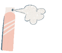 Hot Mess Hair Sticker by lovelyluckylife