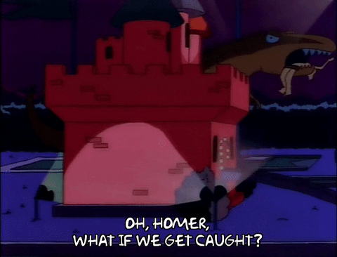 Suspicious Season 3 GIF by The Simpsons