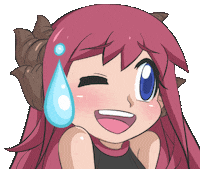 Embarrassed Sweat Sticker by Jin