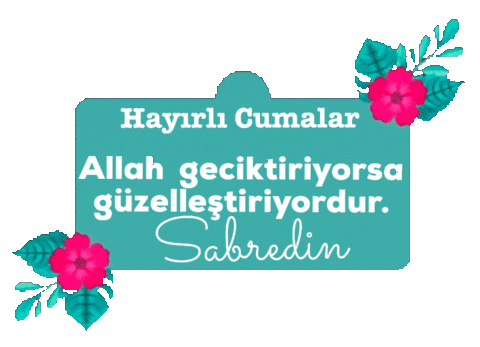 Hayırlı Cumalar Sticker