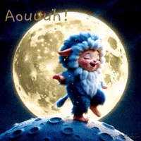 Full Moon Luna Llena GIF by TresorsDuMonde.ca